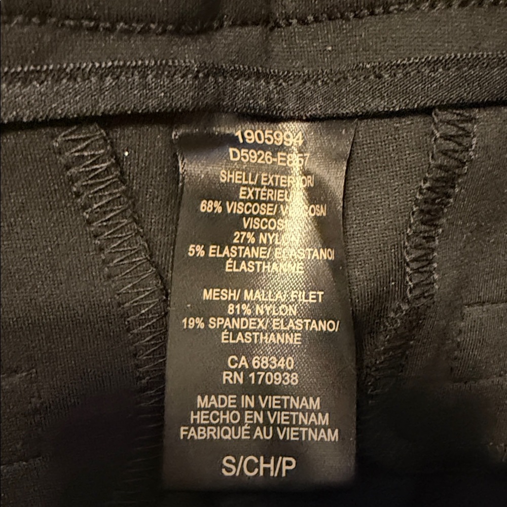 Dalia Black Slim-Fit Pants women’s size small NWT - Picture 9 of 9